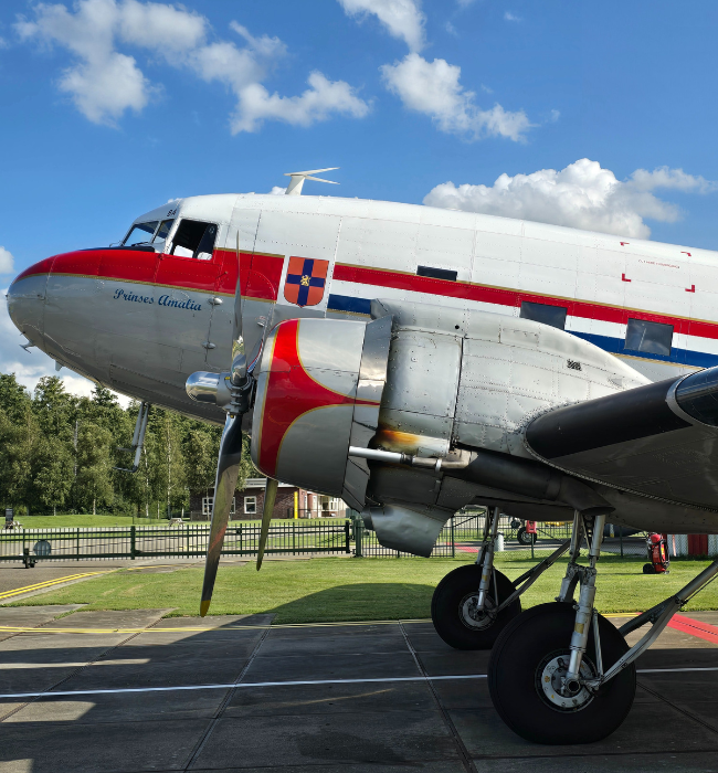 DC-3 Dakota PH-PBA is nu te bekijken in luchtvaartmuseum Aviodrome.