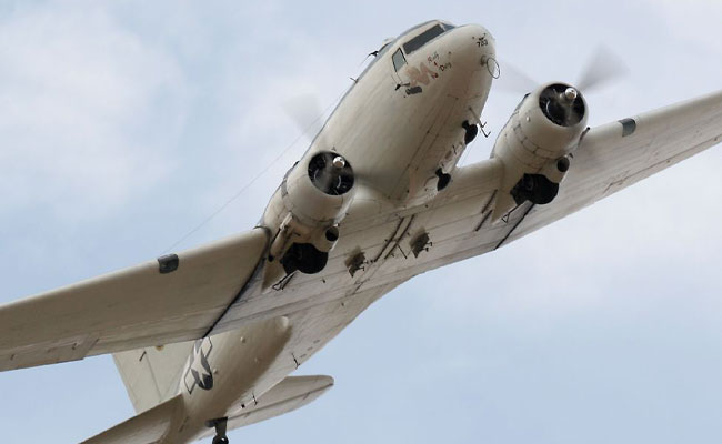 De Dakota Douglas R4D-6S in de lucht, binnenkort te zien bij Aviodrome